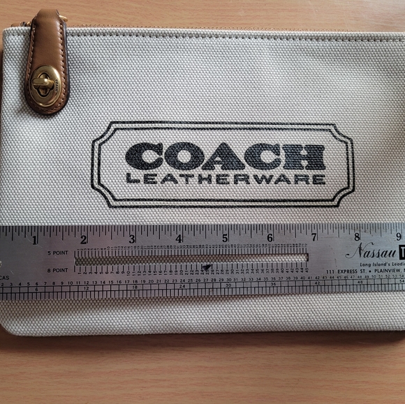 Coach Canvas Clutch - Picture 4 of 6